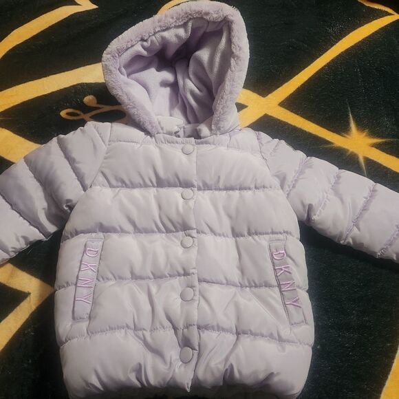 Girl's 3-4 Years Lot 5 Pieces Coat, Sweater/ Pants Suit, Hat, Shirt - Picture 2 of 16